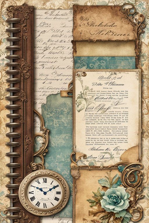 Élégance pages imprimables de journal indésirable, kit de journal indésirable, scrapbooking, papier imprimable, feuille de collage numérique, téléchargement immédiat